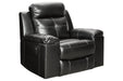 Kempten Black Recliner - 8210525 - Gate Furniture