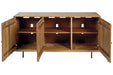Kerrings Brown/Black/White Accent Cabinet - A4000258 - Gate Furniture