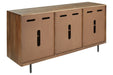 Kerrings Brown/Black/White Accent Cabinet - A4000258 - Gate Furniture