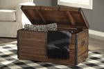 Kettleby Brown Storage Trunk - A4000096 - Gate Furniture