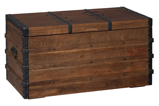 Kettleby Brown Storage Trunk - A4000096 - Gate Furniture