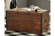 Kettleby Brown Storage Trunk - A4000096 - Gate Furniture