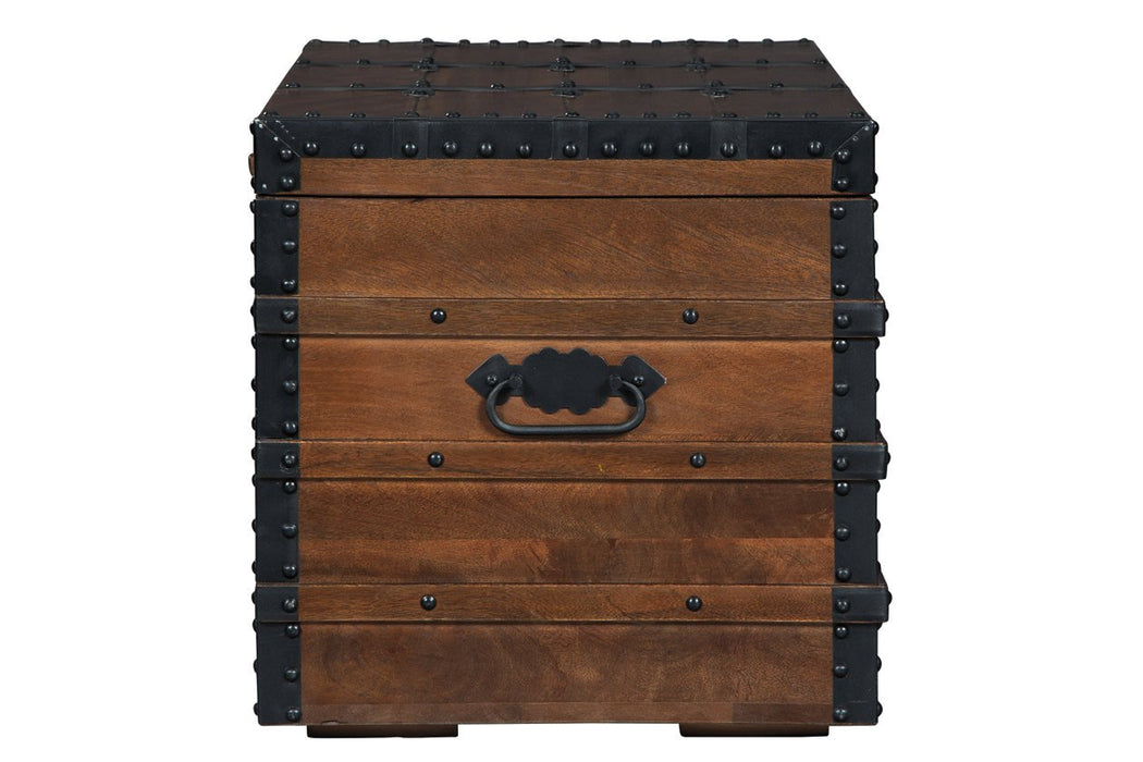 Kettleby Brown Storage Trunk - A4000096 - Gate Furniture