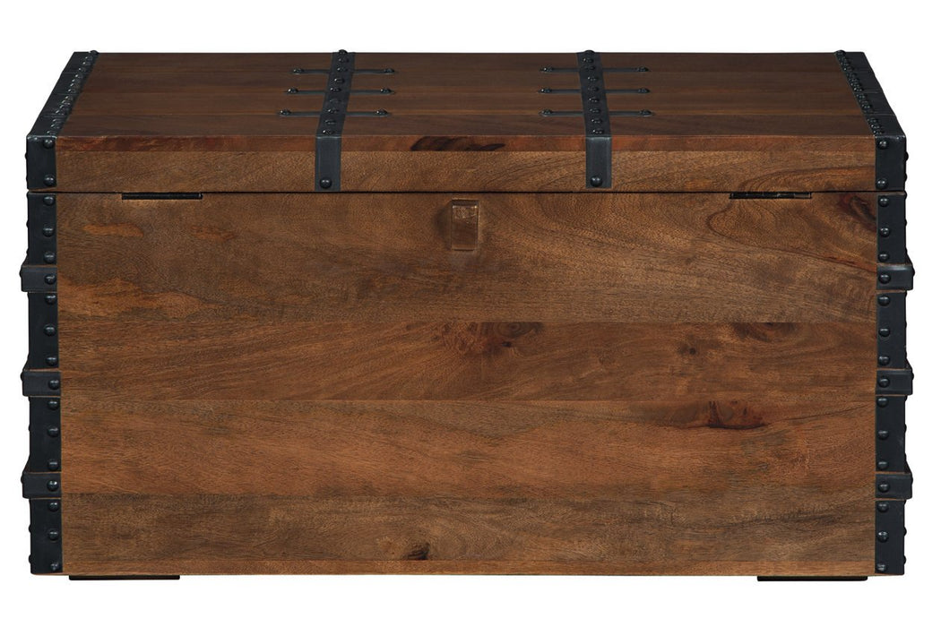 Kettleby Brown Storage Trunk - A4000096 - Gate Furniture