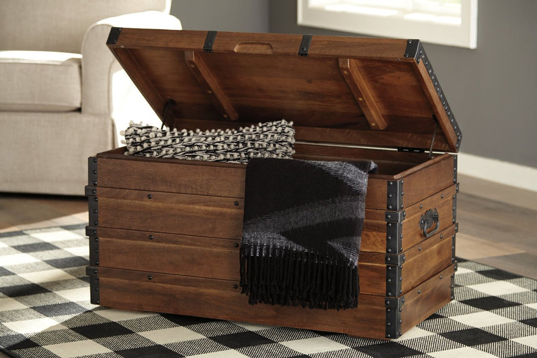 Kettleby Brown Storage Trunk - A4000096 - Gate Furniture