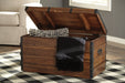 Kettleby Brown Storage Trunk - A4000096 - Gate Furniture