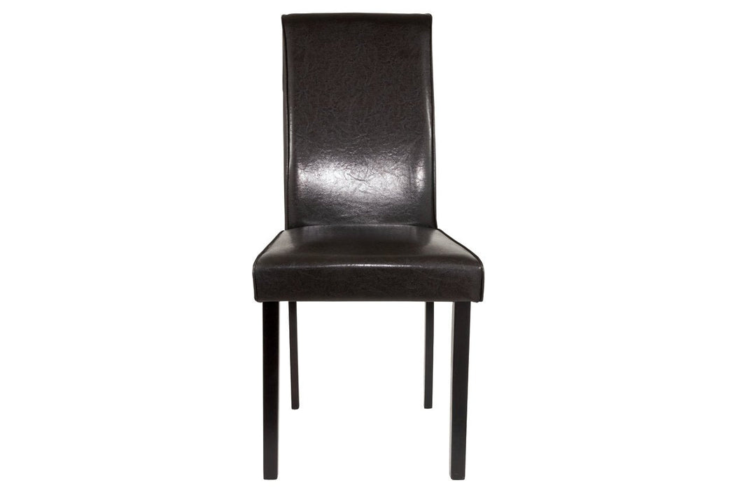Kimonte Dark Brown Dining Chair (Set of 2) - D250-02 - Gate Furniture
