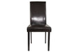 Kimonte Dark Brown Dining Chair (Set of 2) - D250-02 - Gate Furniture