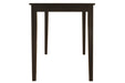 Kimonte Dark Brown Dining Table - D250-25 - Gate Furniture