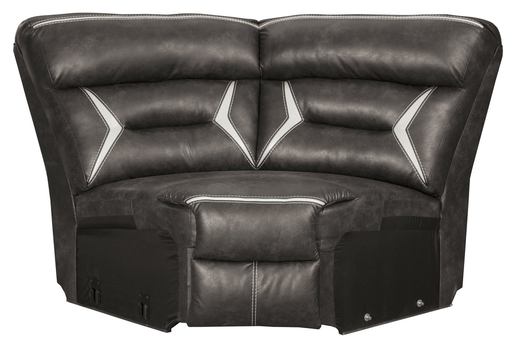 Kincord Midnight RAF Power Recliner Sectional - Gate Furniture