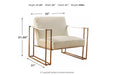Kleemore Cream Accent Chair - A3000213 - Gate Furniture