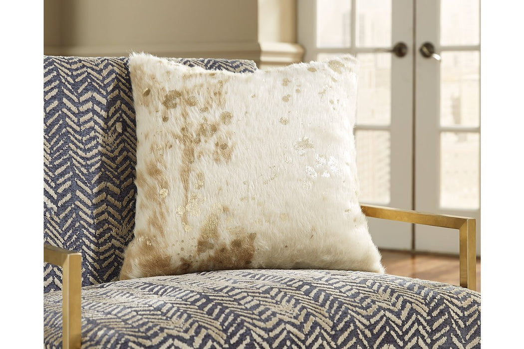 Landers Cream/Gold Pillow (Set of 4) - A1000479 - Gate Furniture
