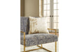 Landers Cream/Gold Pillow (Set of 4) - A1000479 - Gate Furniture