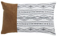Lanston Caramel/Black/White Pillow (Set of 4) - A1000997 - Gate Furniture
