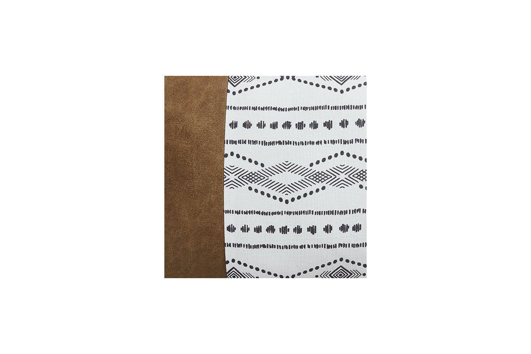 Lanston Caramel/Black/White Pillow (Set of 4) - A1000997 - Gate Furniture