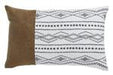 Lanston Caramel/Black/White Pillow (Set of 4) - A1000997 - Gate Furniture