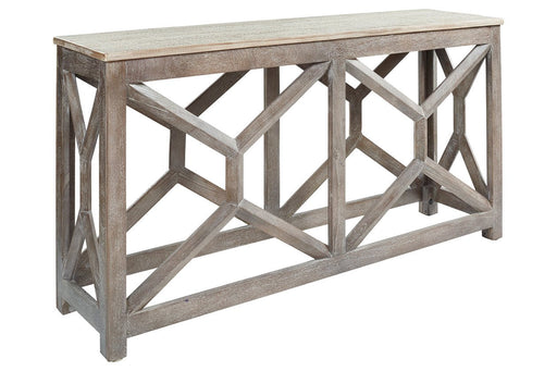 Lanzburg Antique Gray Sofa/Console Table - A4000263 - Gate Furniture