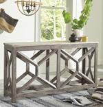Lanzburg Antique Gray Sofa/Console Table - A4000263 - Gate Furniture
