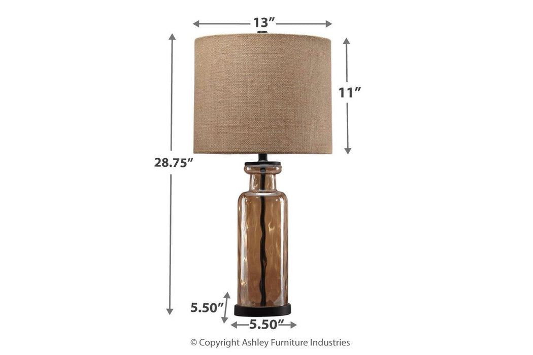 Laurentia Champagne Table Lamp - L431414 - Gate Furniture
