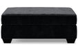 Lavernett Charcoal Oversized Accent Ottoman - 5960308 - Gate Furniture