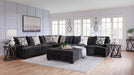 Lavernett Charcoal Sectional Set - Gate Furniture