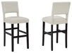 Leektree Bar Height Bar Stool (Set of 2) - D470-330 - In Stock Furniture