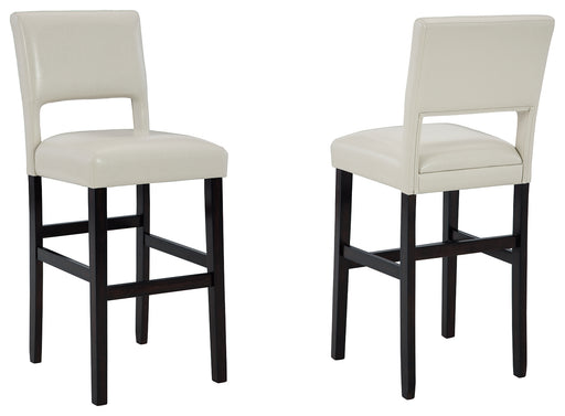 Leektree Bar Height Bar Stool (Set of 2) - D470-330 - In Stock Furniture