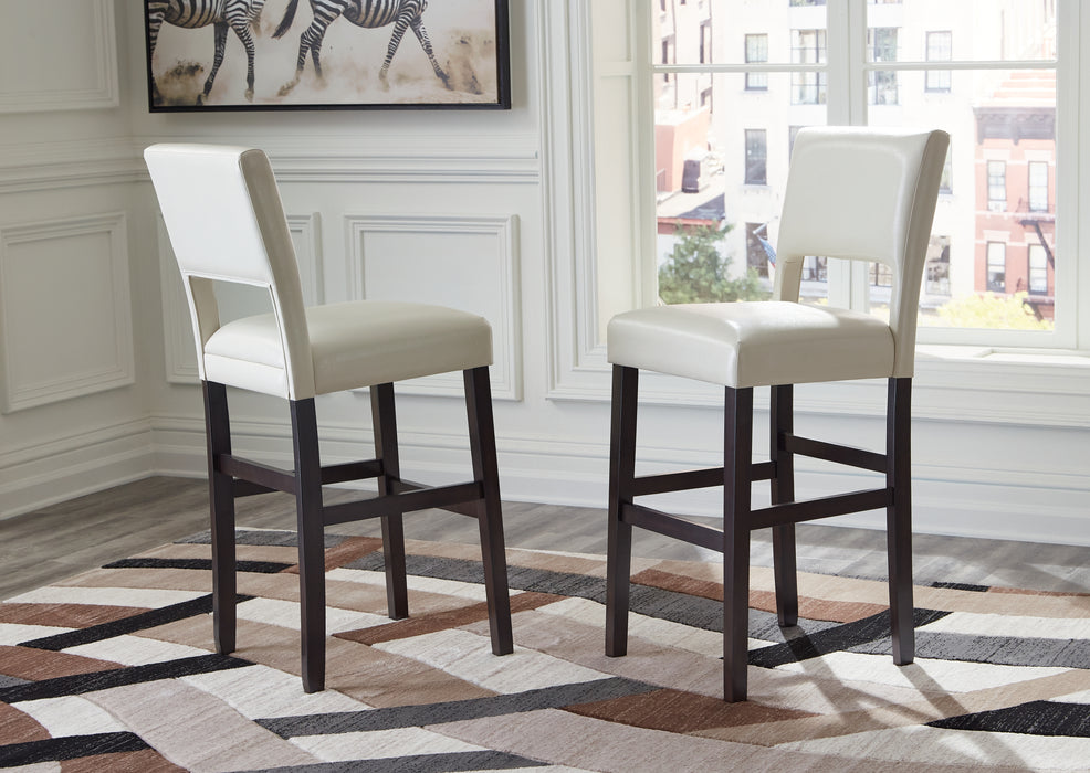 Leektree Bar Height Bar Stool (Set of 2) - D470-330 - In Stock Furniture