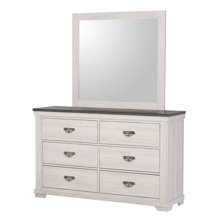 Leighton Two Tone Panel  Bedroom Set - Gate Furniture