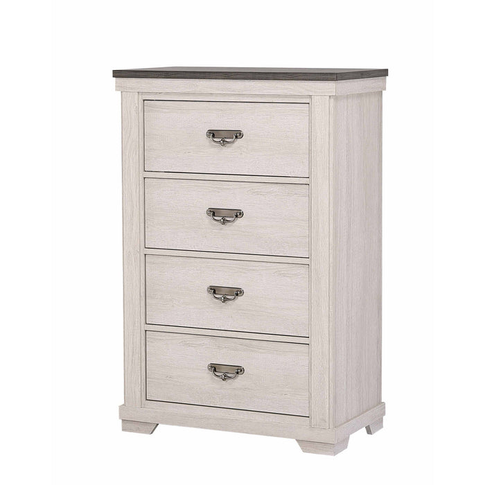 Leighton Two Tone Panel  Bedroom Set - Gate Furniture