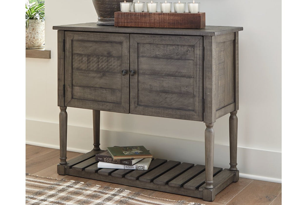 Lennick Antique Gray Accent Cabinet - A4000371 - Gate Furniture