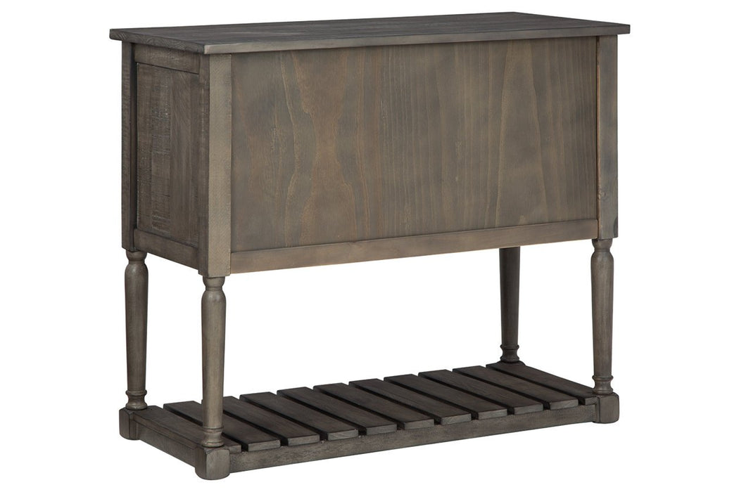 Lennick Antique Gray Accent Cabinet - A4000371 - Gate Furniture