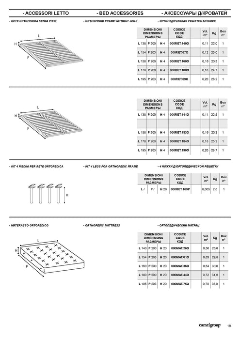 Leonardo Bedroom, Camelgroup Italy Set - Gate Furniture