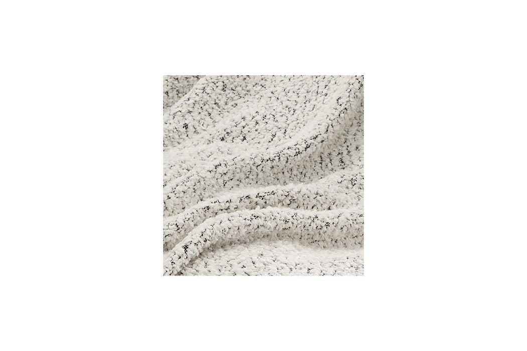 Leonita Black/White Throw - A1000769T - Gate Furniture