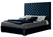 Leonor Blue Bed W/Storage Queen - i29059 - In Stock Furniture