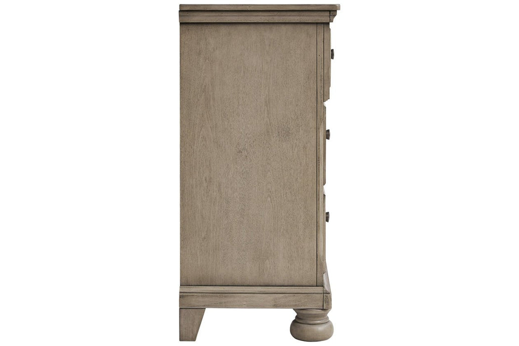 Lettner Light Gray Chest of Drawers - B733-45 - Gate Furniture