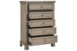 Lettner Light Gray Chest of Drawers - B733-45 - Gate Furniture