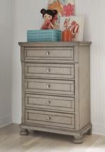 Lettner Light Gray Chest of Drawers - B733-45 - Gate Furniture