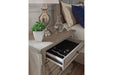 Lettner Light Gray Nightstand - B733-92 - Gate Furniture