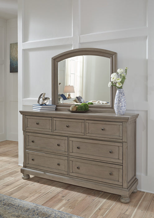 Lettner Light Gray Storage Platform Bedroom Set - Gate Furniture