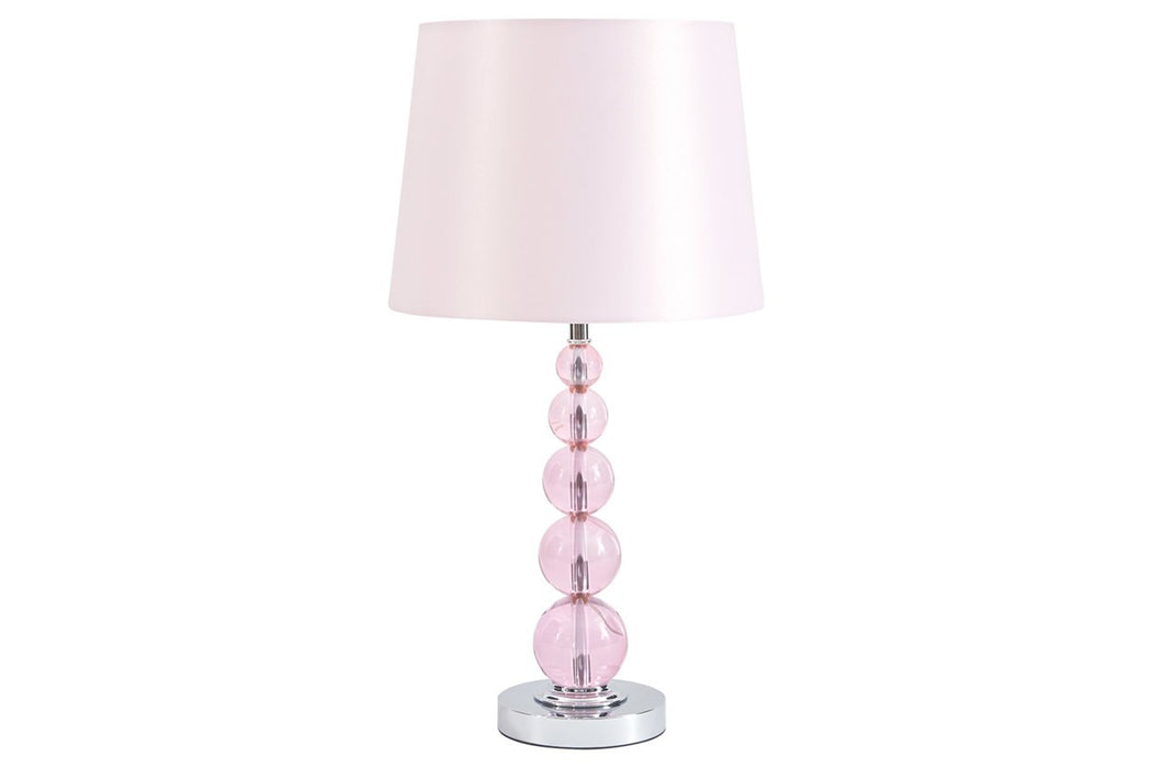 Letty Pink Table Lamp - L857664 - Gate Furniture