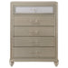 Lila Champagne Panel Bedroom Set - Gate Furniture