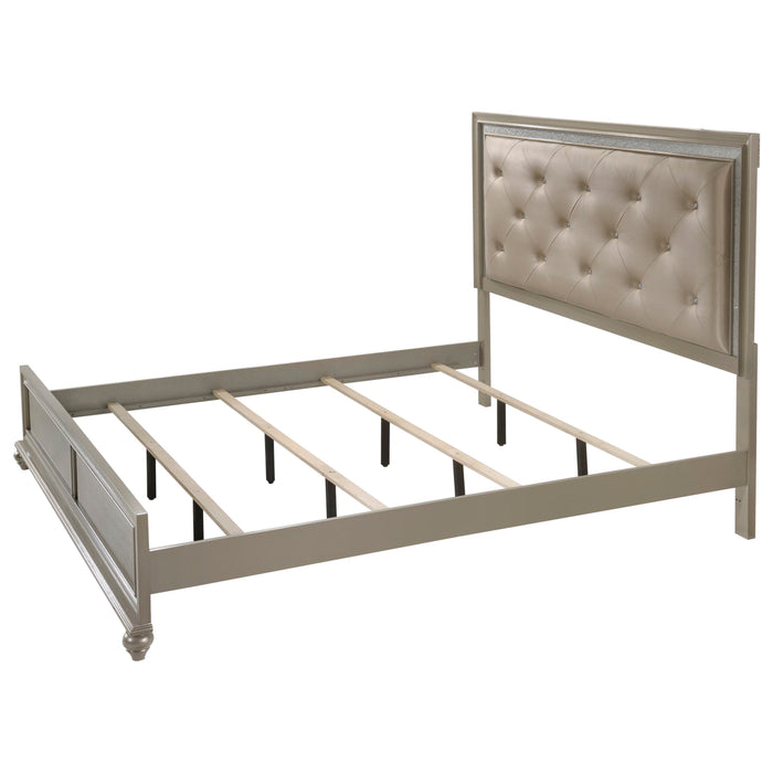 Lila Champagne Panel Bedroom Set - Gate Furniture