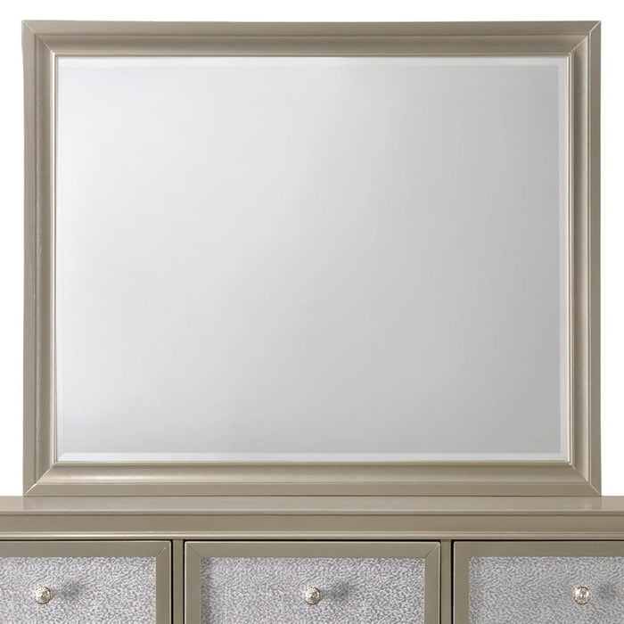 Lila Champagne Panel Bedroom Set - Gate Furniture