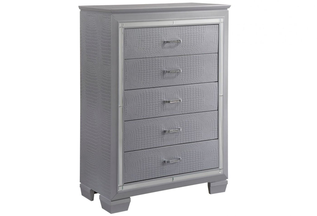 Lillian Silver Chest - B7100-4 - Gate Furniture