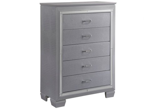 Lillian Silver Chest - B7100-4 - Gate Furniture