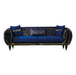 Lima 91 in. Sofa in Blue - SB-LIMA-BLUE - In Stock Furniture