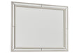 Lindenfield Silver Bedroom Mirror - B758-36 - Gate Furniture