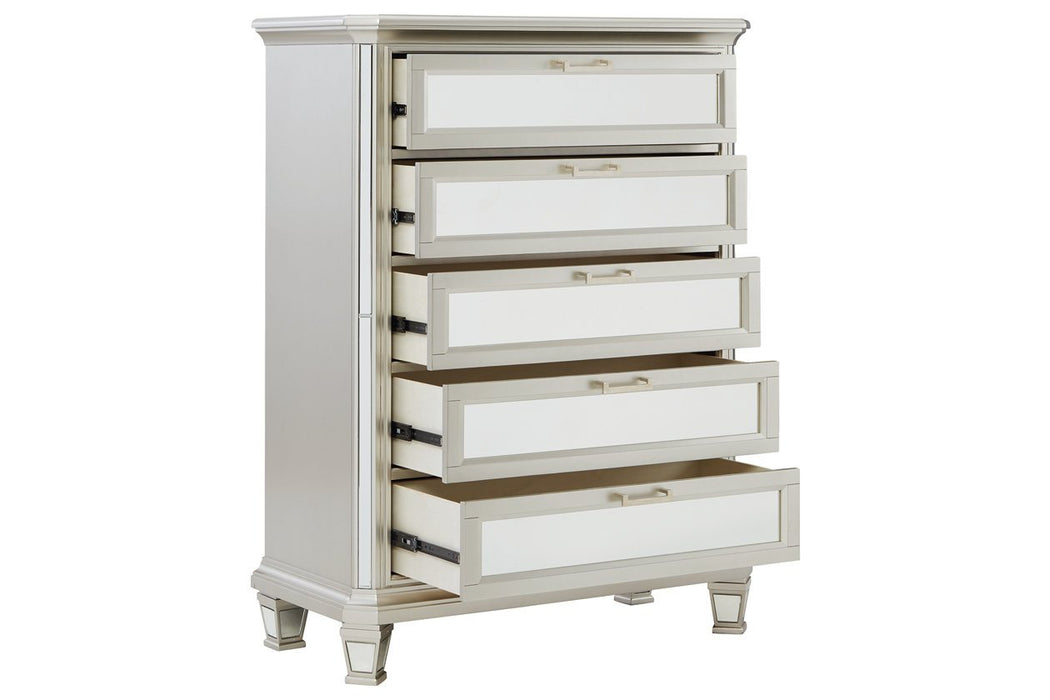 Lindenfield Silver Chest of Drawers - B758-46 - Gate Furniture