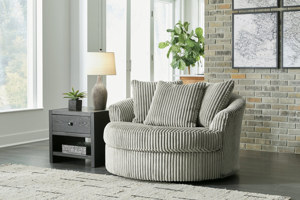 Lindyn Oversized Swivel Accent Chair - 2110521 - Gate Furniture